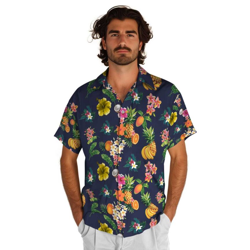 Floral Fruit Pattern Hawaiian Shirt New Arrival