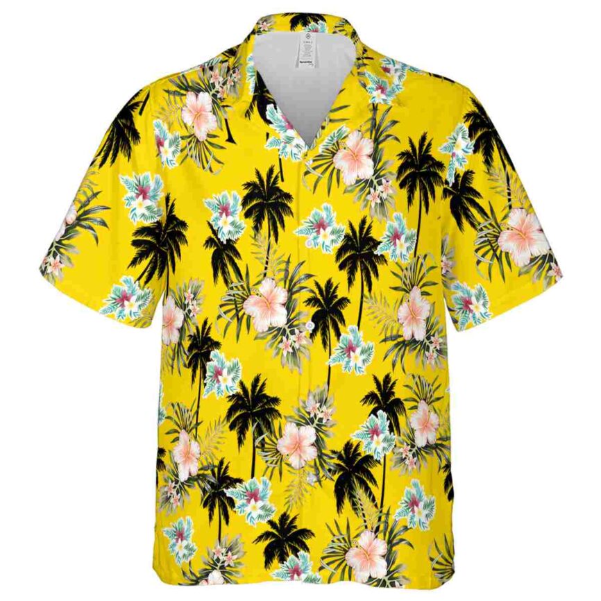 Floral Hibiscus Palm Hawaiian Shirt Fashion forward