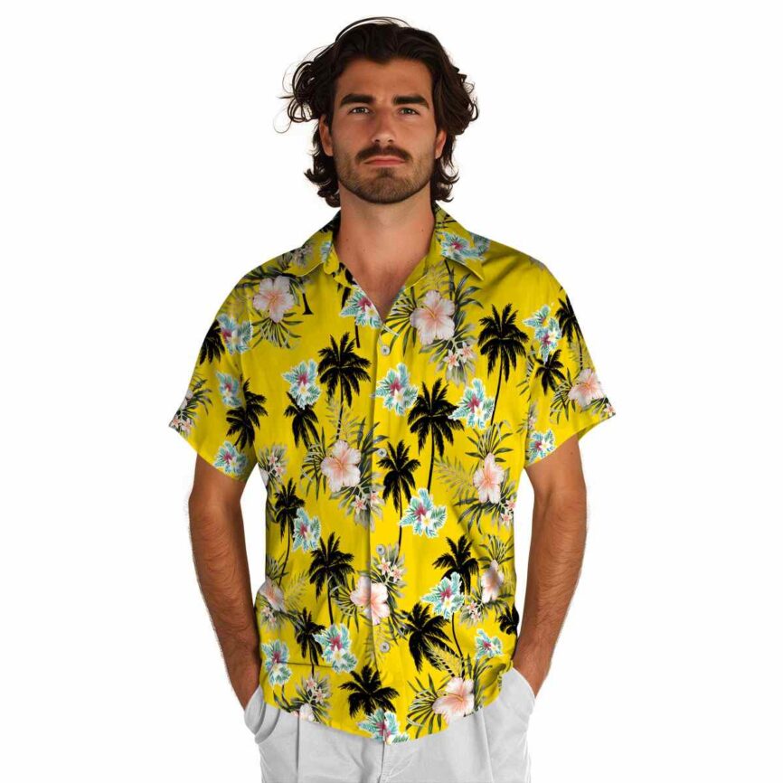 Floral Hibiscus Palm Hawaiian Shirt New Arrival