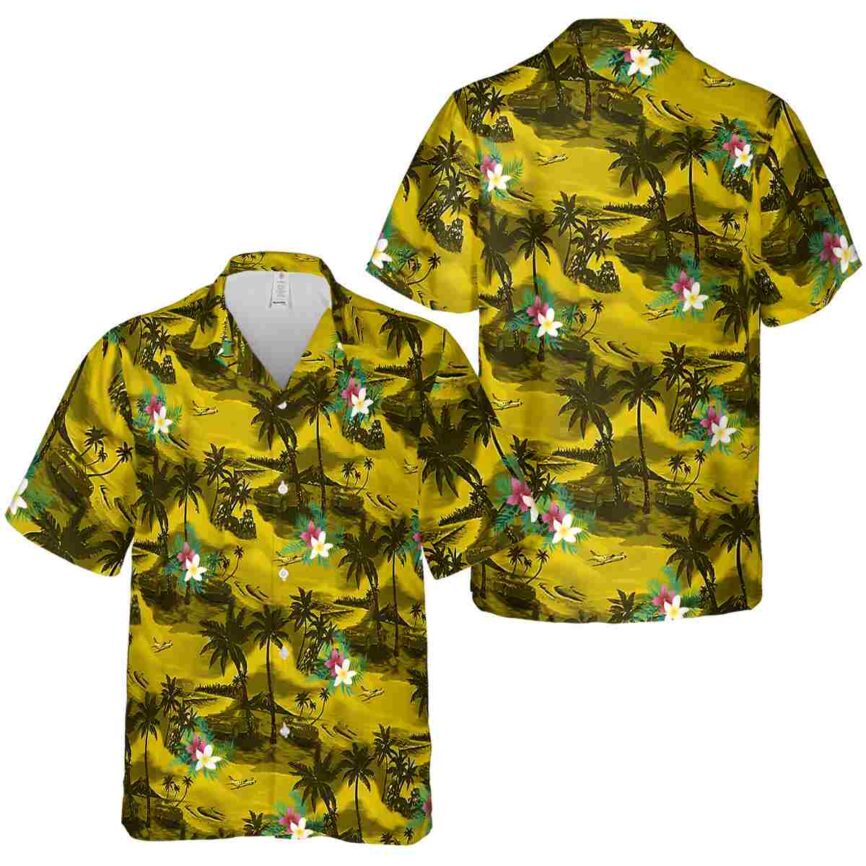 Floral Island Beach Hawaiian Shirt Premium grade