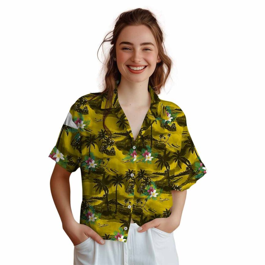 Floral Island Beach Hawaiian Shirt Top rated