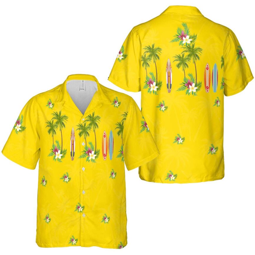 Floral Island Theme Hawaiian Shirt Premium grade