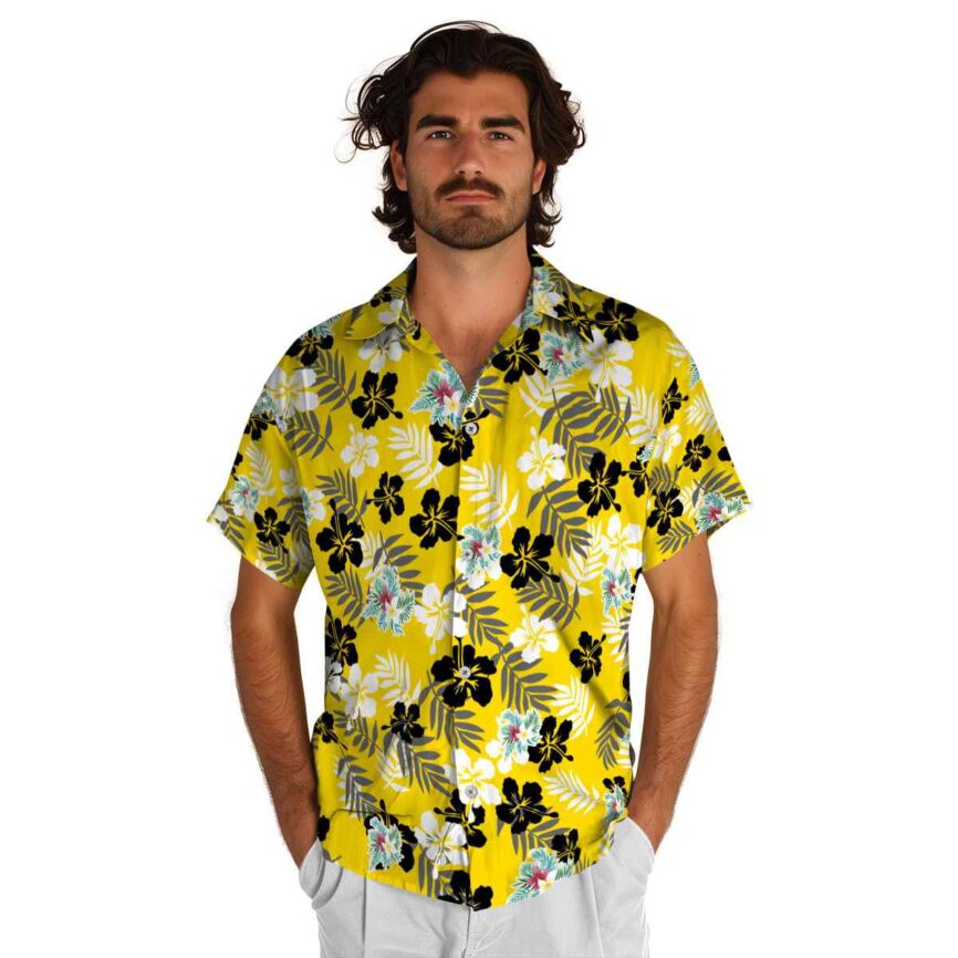 Floral Leafy Hibiscus Hawaiian Shirt New Arrival