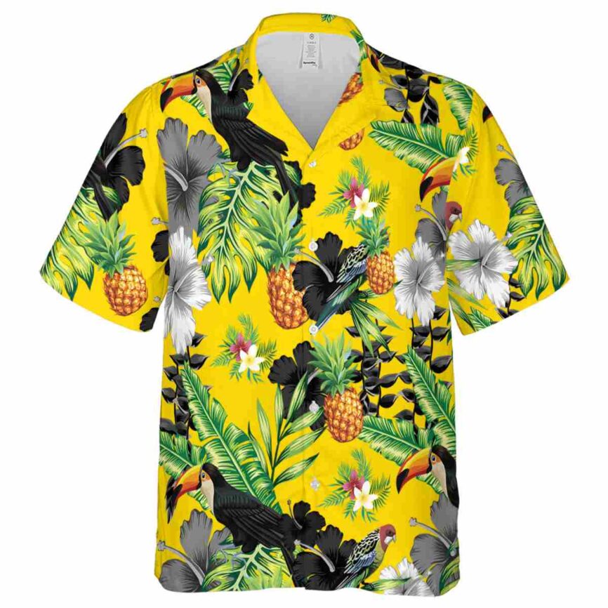 Floral Leafy Toucan Hawaiian Shirt Fashion forward