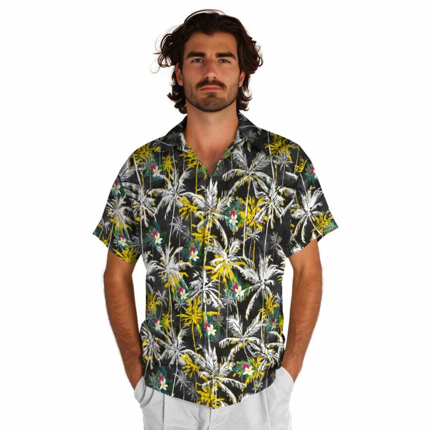Floral Palm Themed Hawaiian Shirt New Arrival