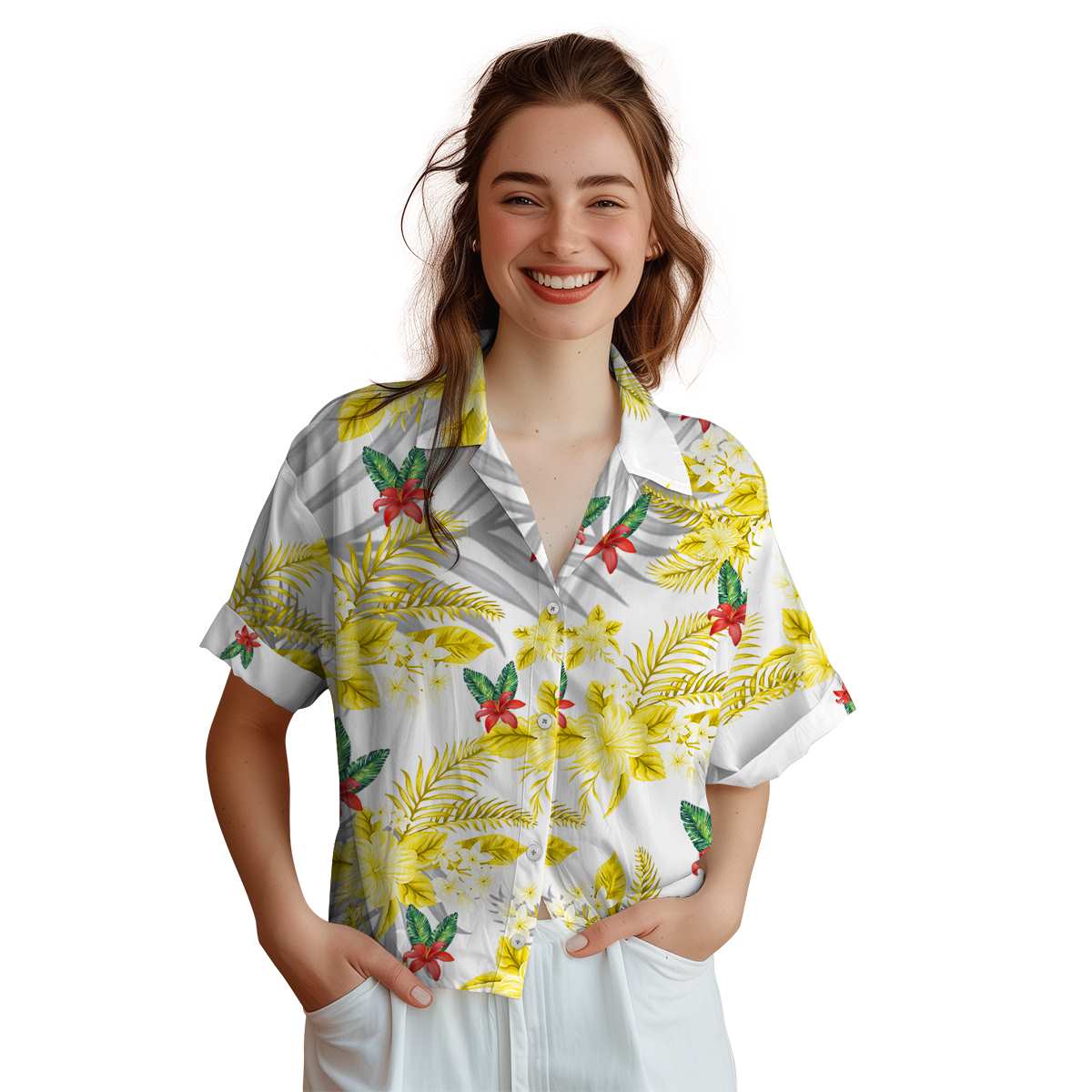 Floral Tropical Blossom Hawaiian Shirt Top rated Floral Tropical Blossom Hawaiian Shirt Top rated
