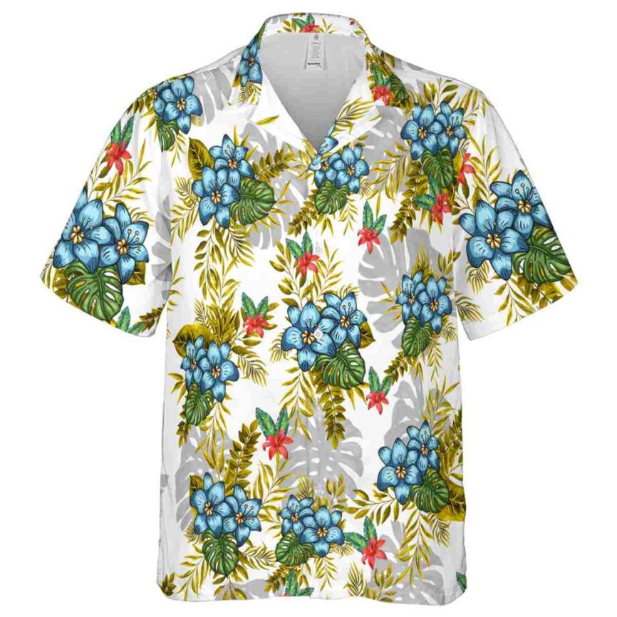 Floral Tropical Fronds Hawaiian Shirt Fashion forward