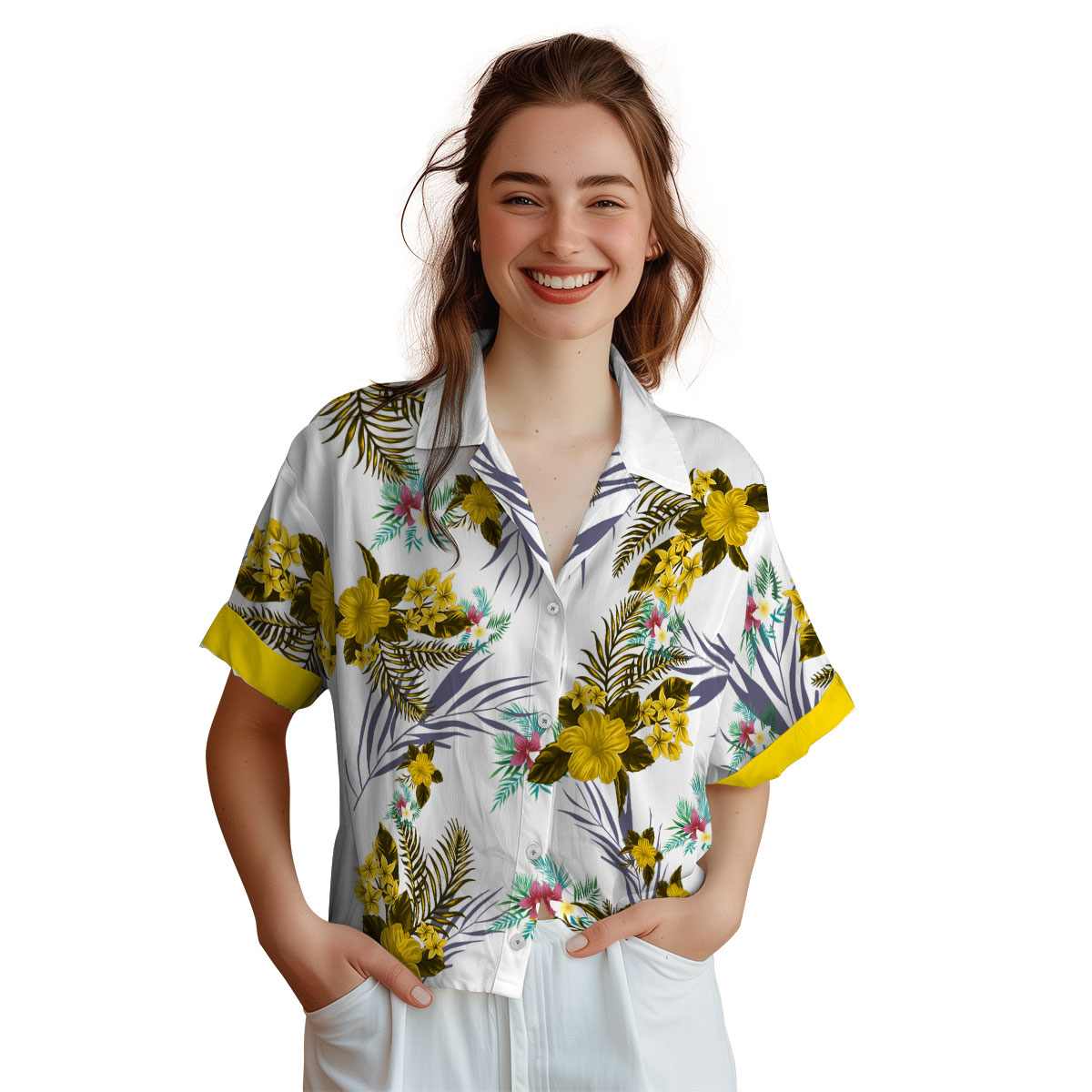 Floral US Flag Floral Hawaiian Shirt Top rated Floral US Flag Floral Hawaiian Shirt Top rated
