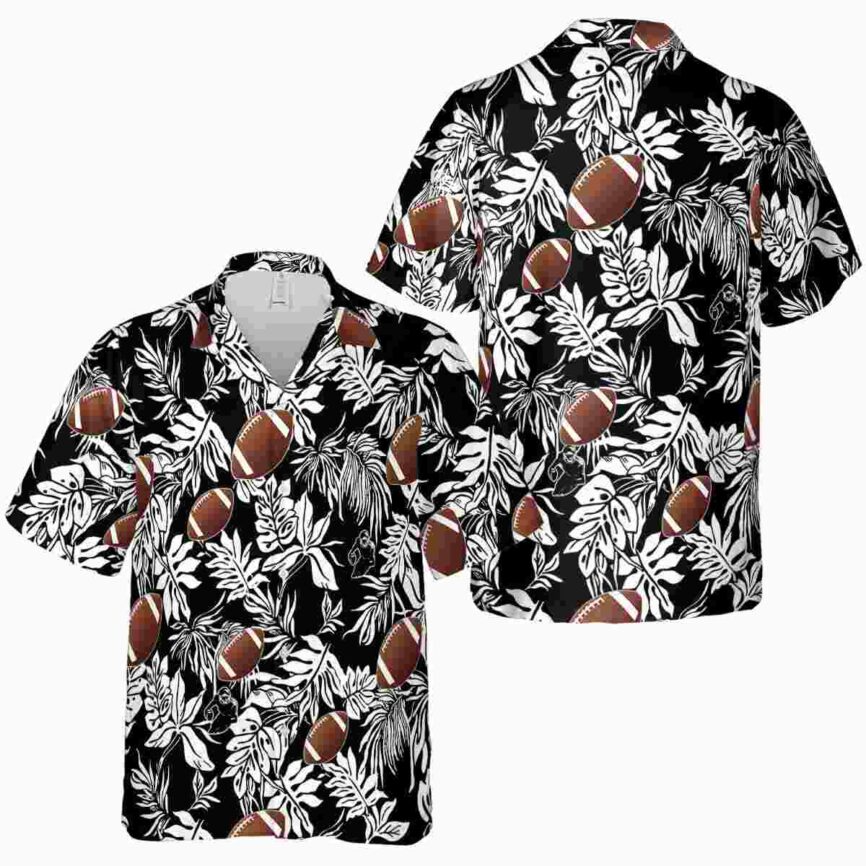 Football Bold Foliage Hawaiian Shirt Premium grade