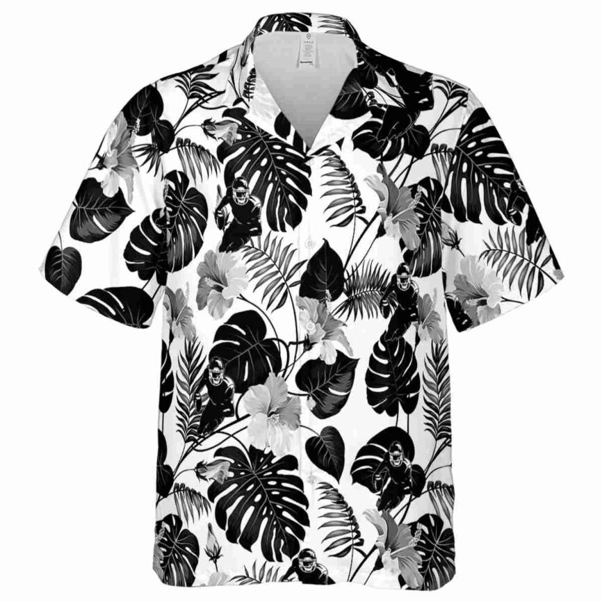 Football Leaf Pattern Hawaiian Shirt Fashion forward