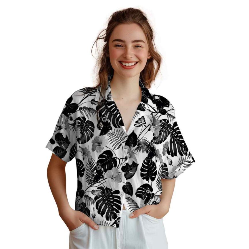Football Leaf Pattern Hawaiian Shirt Top rated