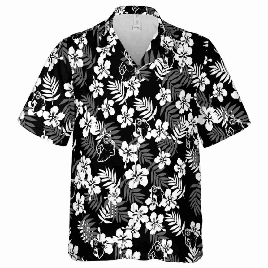 Football Leafy Hibiscus Hawaiian Shirt Fashion forward
