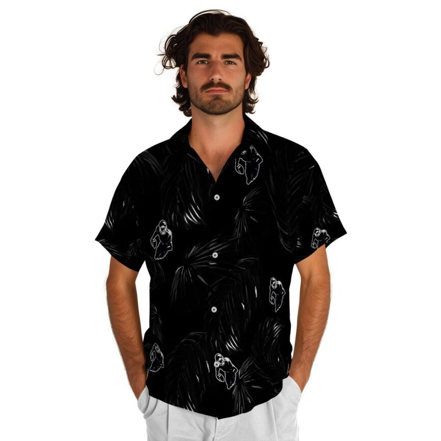 Football Monochrome Palm Hawaiian Shirt New Arrival