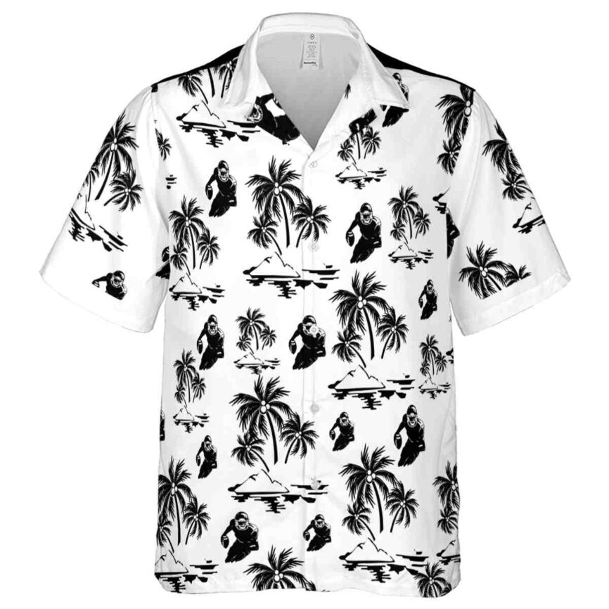 Football Palm Island Graphic Hawaiian Shirt Fashion forward
