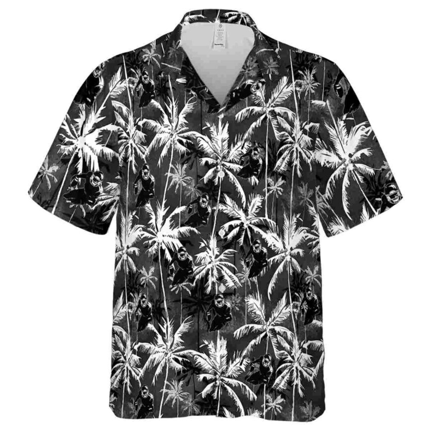 Football Palm Themed Hawaiian Shirt Fashion forward