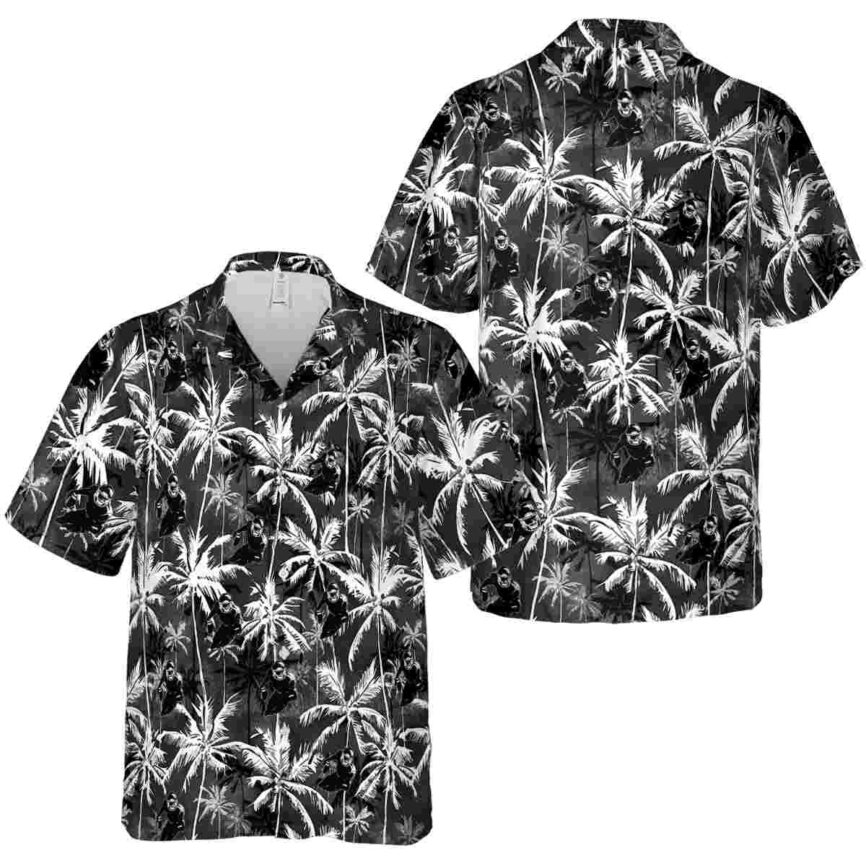 Football Palm Themed Hawaiian Shirt Premium grade