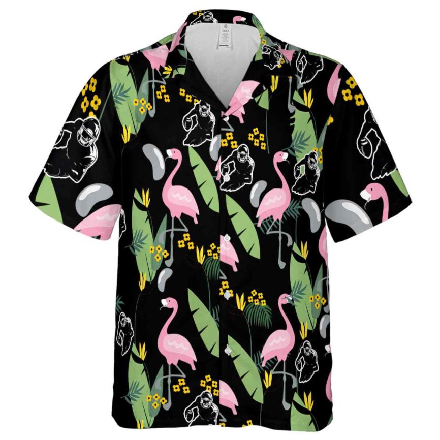Football Pink Flamingo Hawaiian Shirt Fashion forward