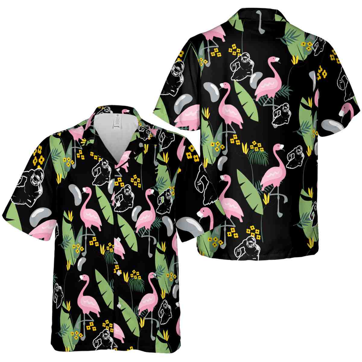 Football Pink Flamingo Hawaiian Shirt Premium grade Football Pink Flamingo Hawaiian Shirt Premium grade