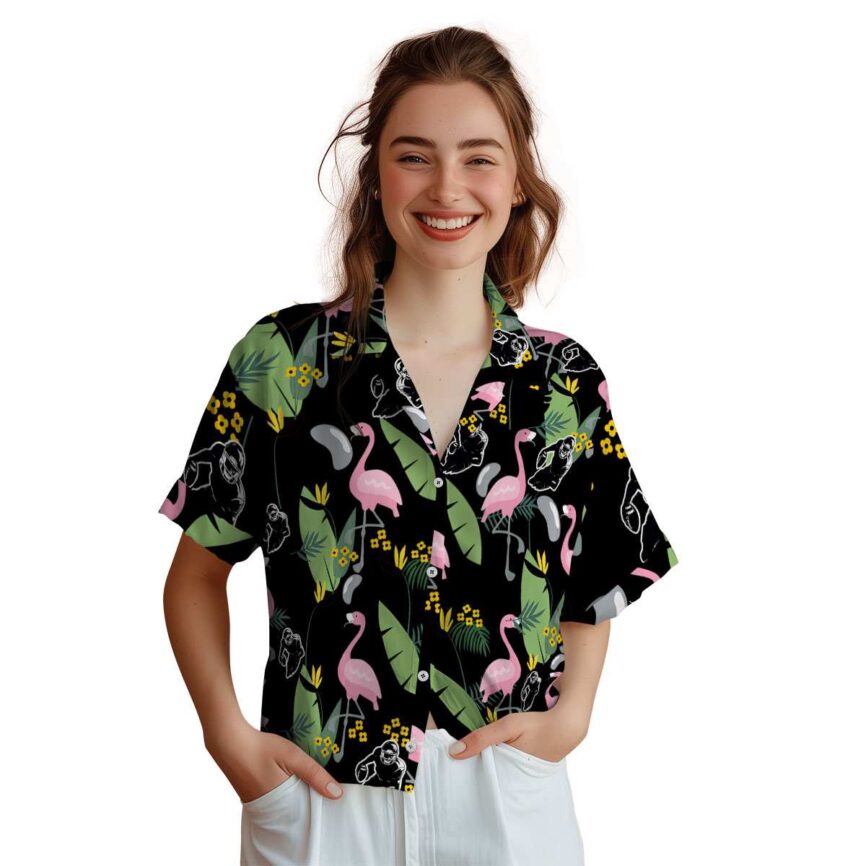 Football Pink Flamingo Hawaiian Shirt Top rated