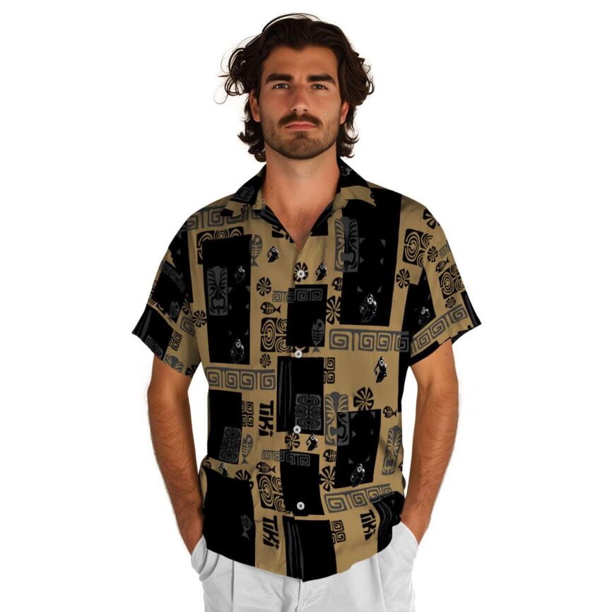 Football Tiki Motifs Hawaiian Shirt New Arrival