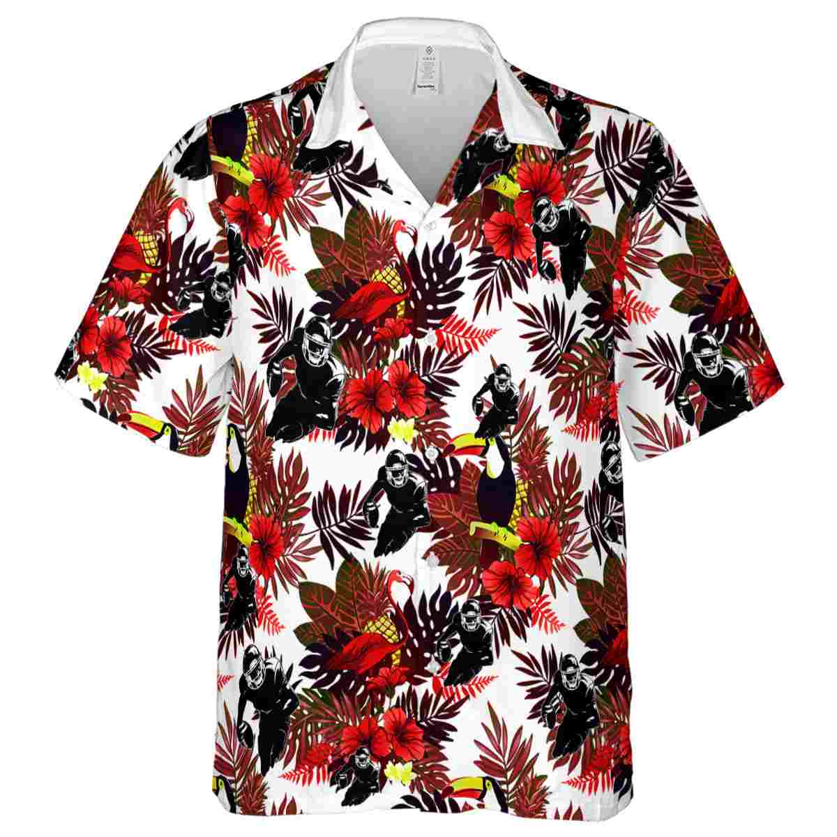 Football Tropical Bird Hawaiian Shirt Fashion forward Football Tropical Bird Hawaiian Shirt Fashion forward