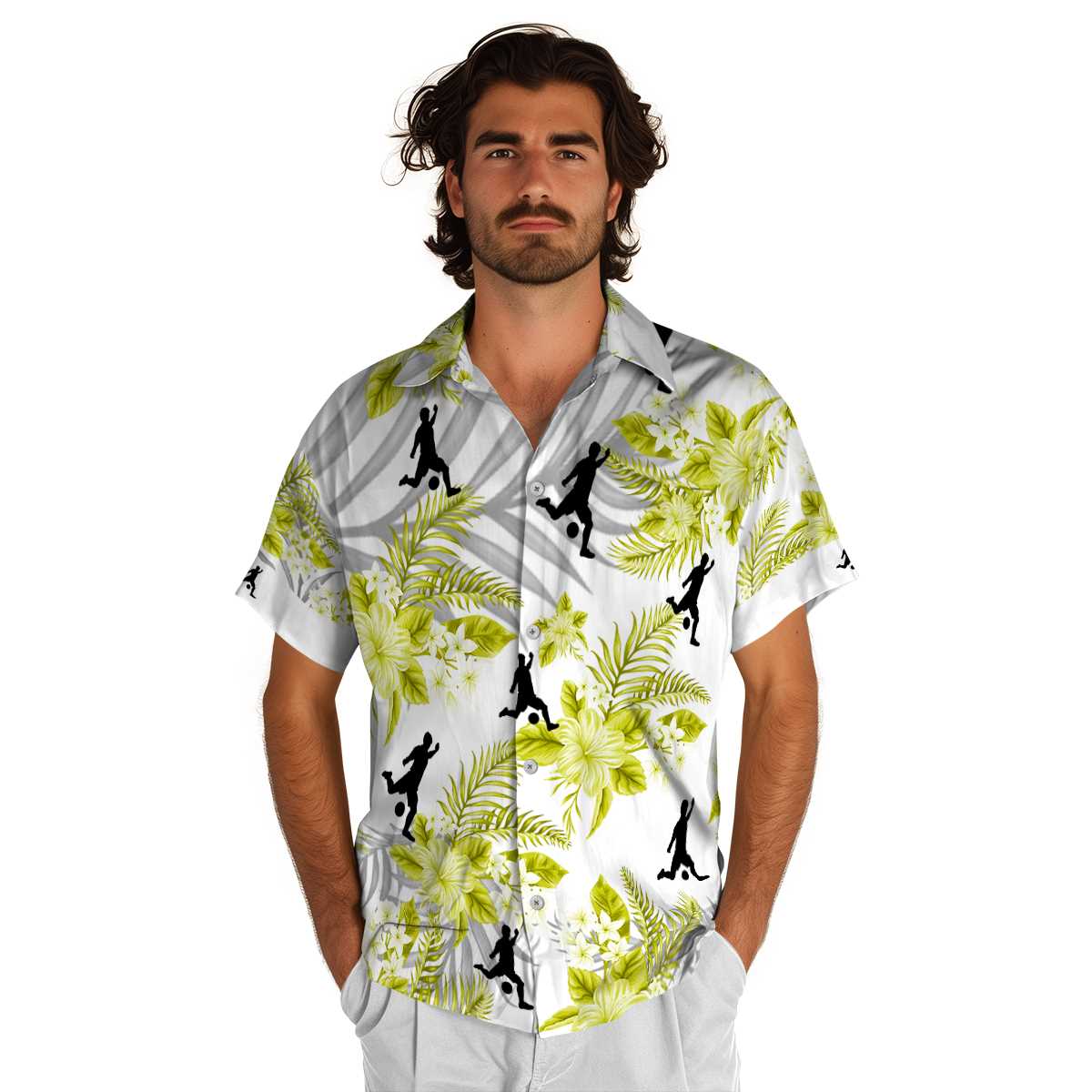 Football Tropical Blossom Hawaiian Shirt New Arrival Football Tropical Blossom Hawaiian Shirt New Arrival