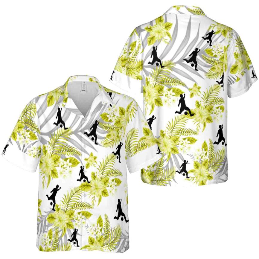 Football Tropical Blossom Hawaiian Shirt Premium grade