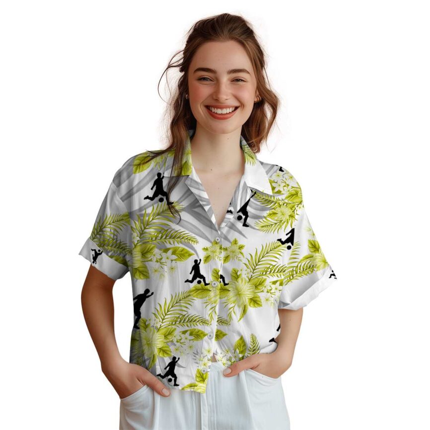 Football Tropical Blossom Hawaiian Shirt Top rated