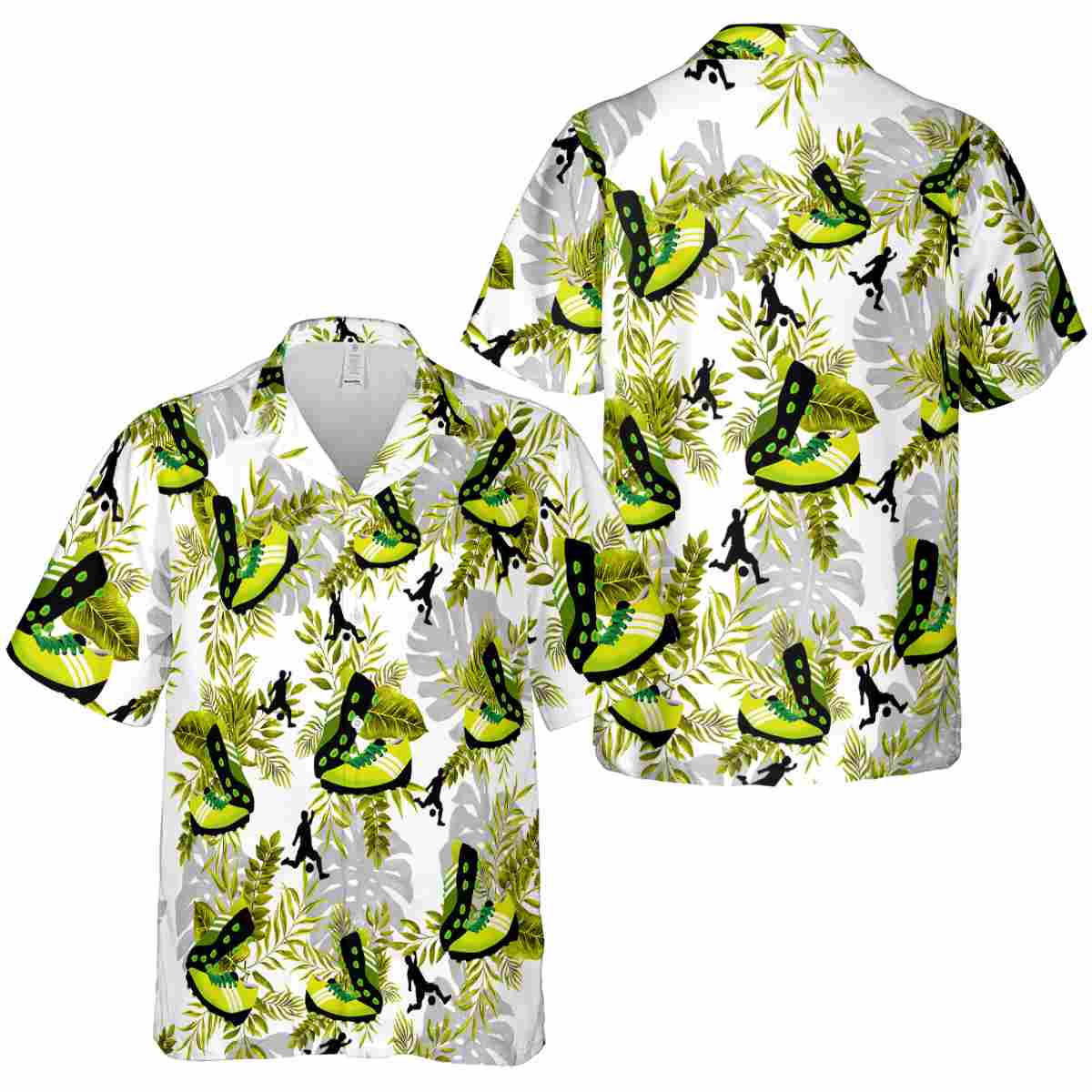 Football Tropical Fronds Hawaiian Shirt Premium grade Football Tropical Fronds Hawaiian Shirt Premium grade