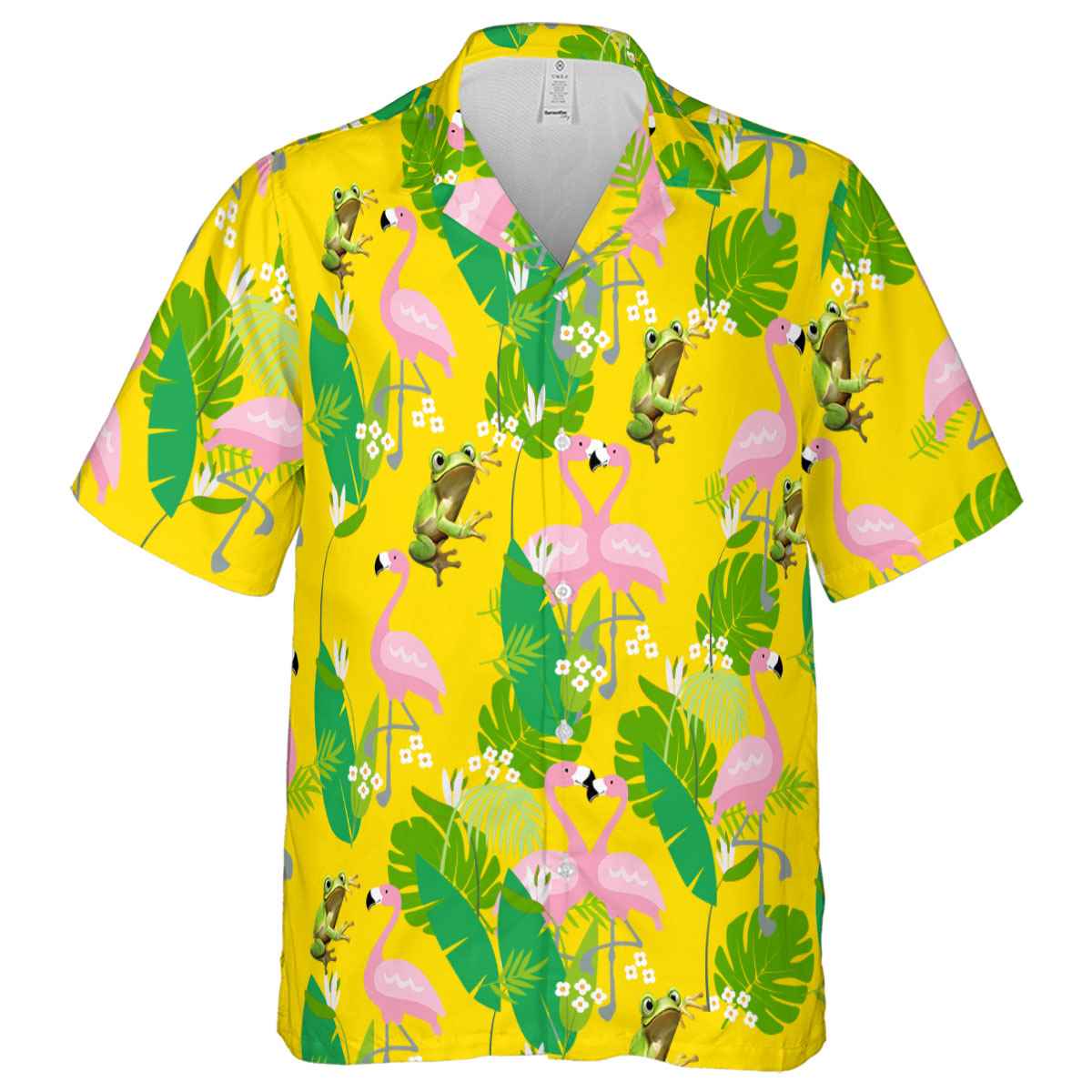 Frog Flamingo Leaf Hawaiian Shirt Fashion forward Frog Flamingo Leaf Hawaiian Shirt Fashion forward