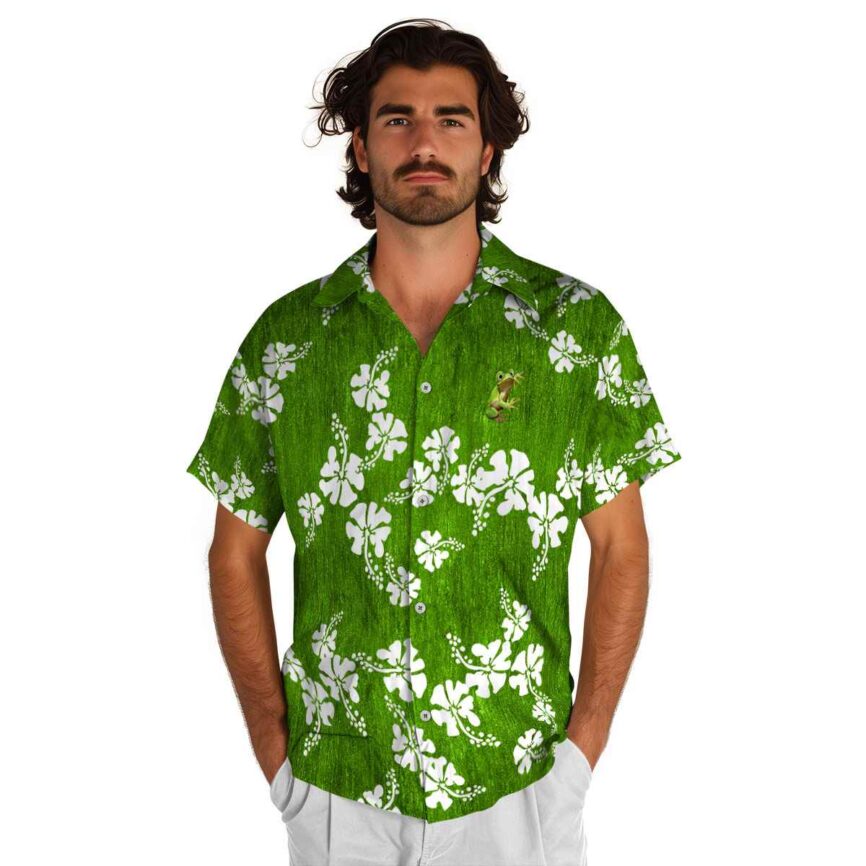 Frog Hibiscus Blossom Hawaiian Shirt New Arrival
