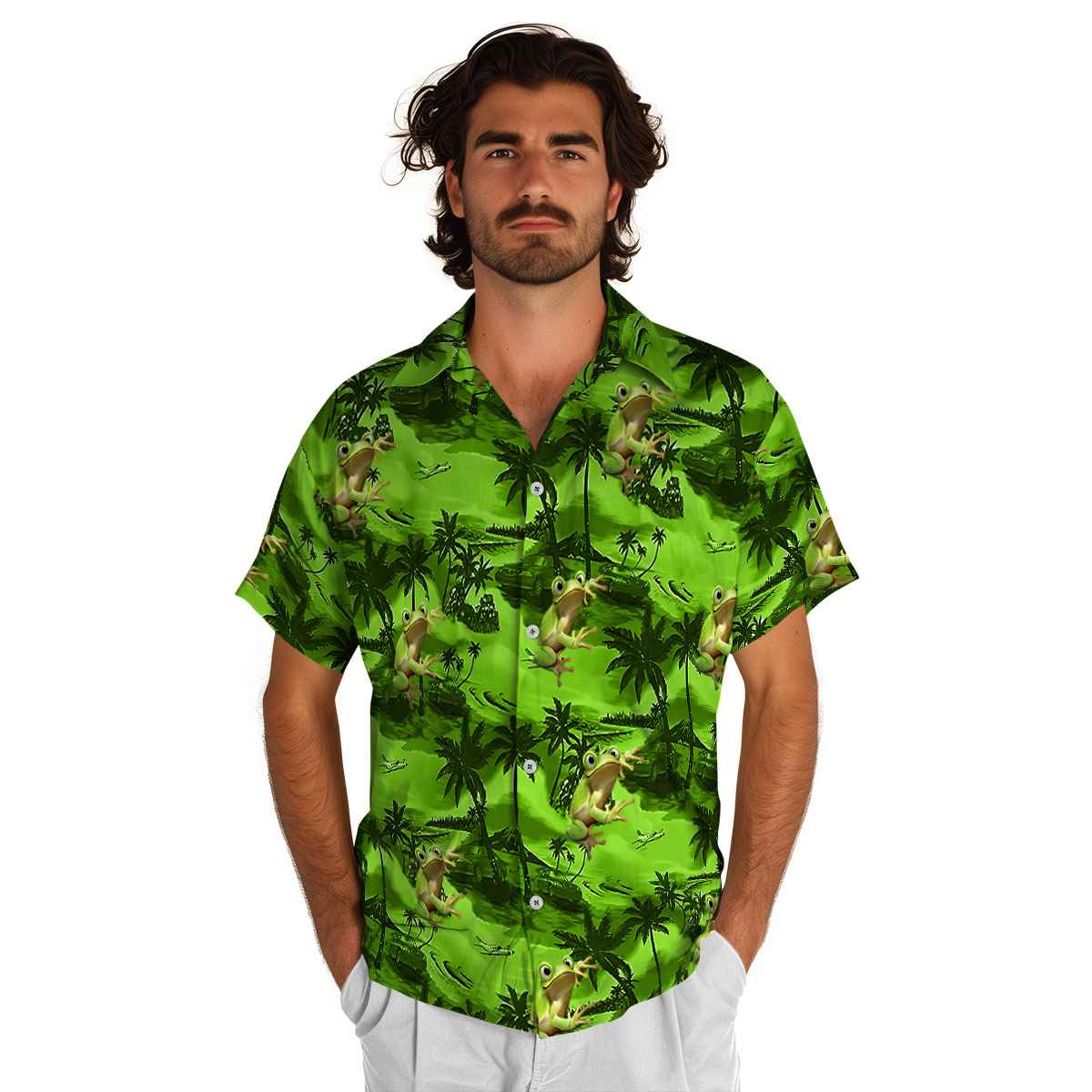Frog Island Beach Hawaiian Shirt New Arrival Frog Island Beach Hawaiian Shirt New Arrival