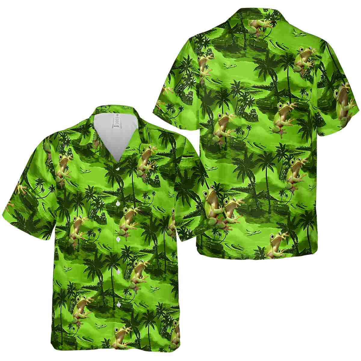 Frog Island Beach Hawaiian Shirt Premium grade Frog Island Beach Hawaiian Shirt Premium grade