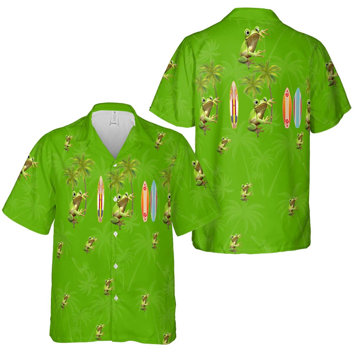 Frog Island Theme Hawaiian Shirt Premium grade Frog Island Theme Hawaiian Shirt Premium grade