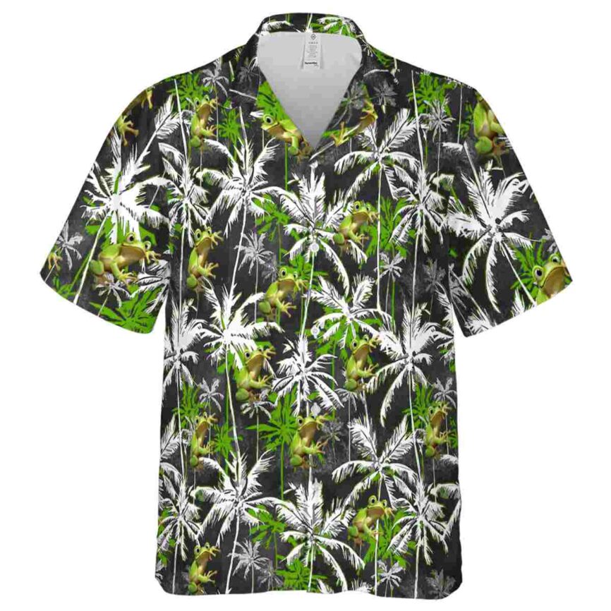 Frog Palm Themed Hawaiian Shirt Fashion forward