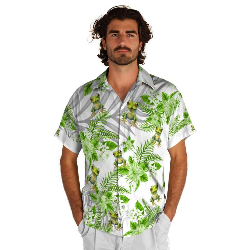 Frog Tropical Blossom Hawaiian Shirt New Arrival