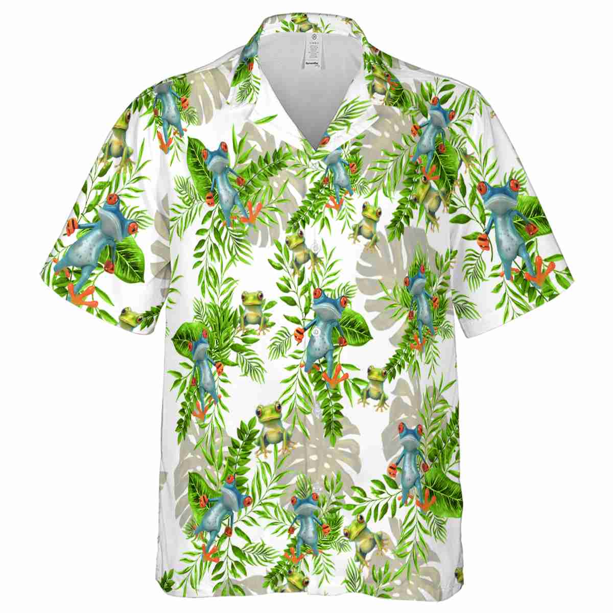 Frog Tropical Fronds Hawaiian Shirt Fashion forward Frog Tropical Fronds Hawaiian Shirt Fashion forward