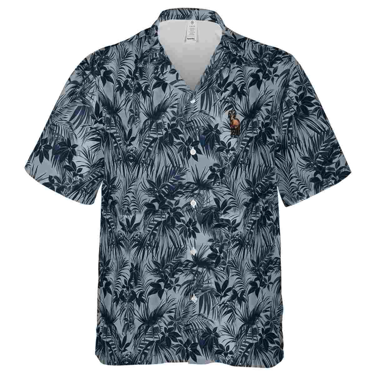 Goat Foliage Print Hawaiian Shirt Fashion forward Goat Foliage Print Hawaiian Shirt Fashion forward