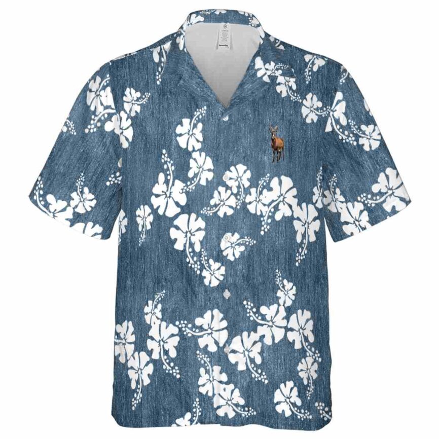 Goat Hibiscus Blossom Hawaiian Shirt Fashion forward