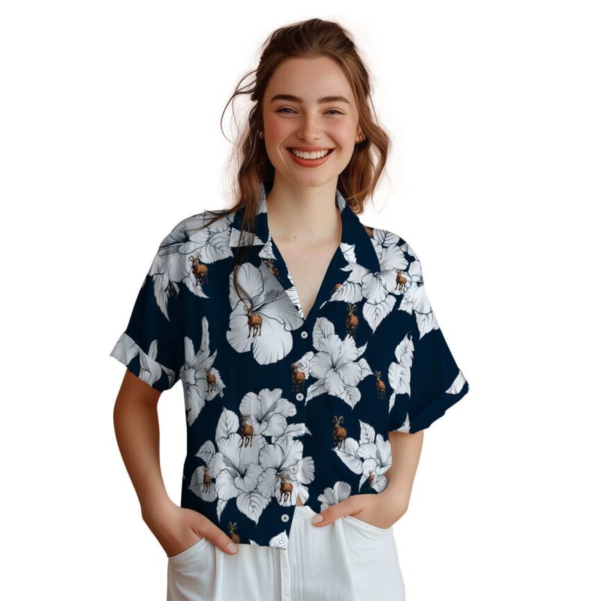 Goat Hibiscus Flower Hawaiian Shirt Top rated