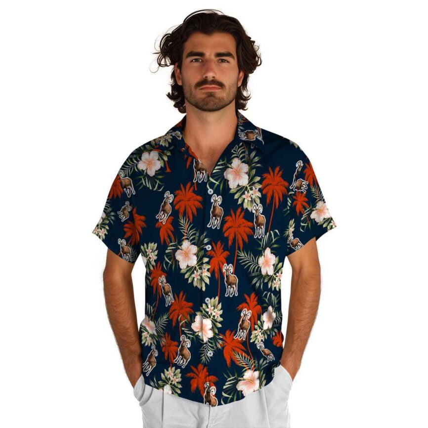 Goat Hibiscus Palm Hawaiian Shirt New Arrival