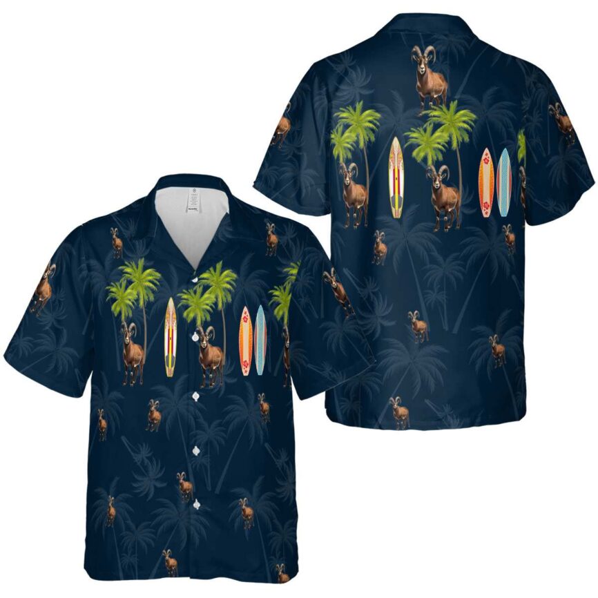 Goat Island Theme Hawaiian Shirt Premium grade