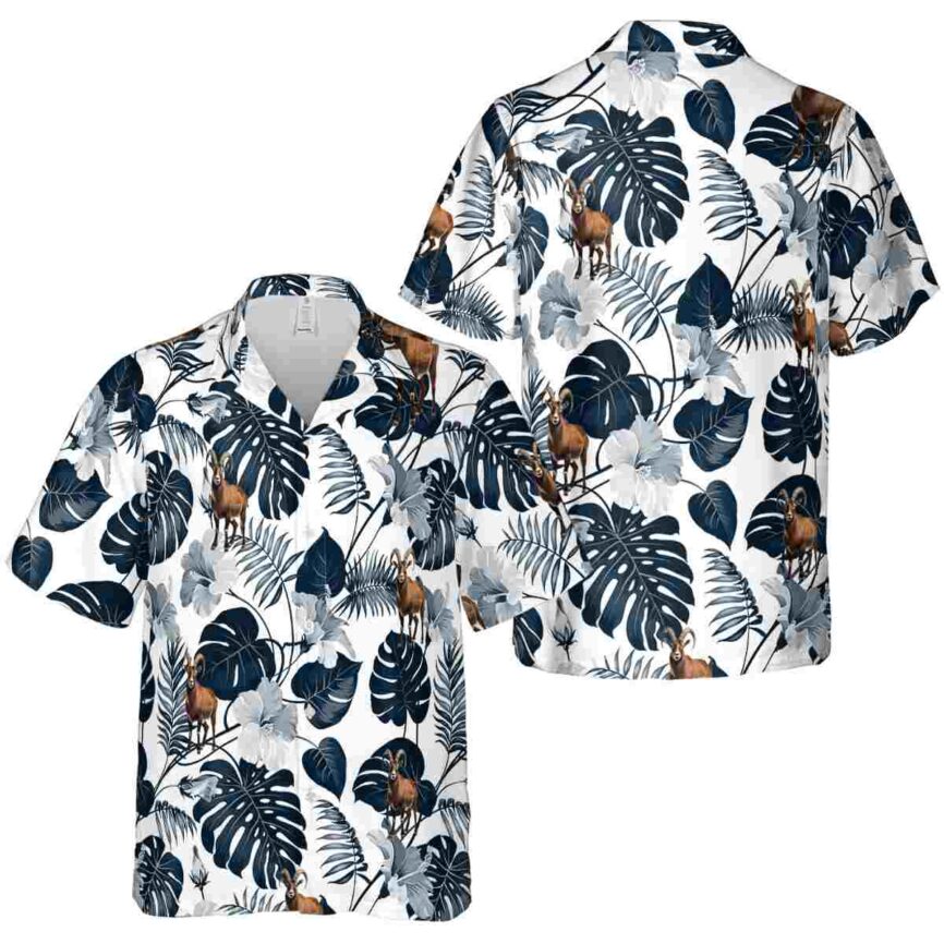 Goat Leaf Pattern Hawaiian Shirt Premium grade