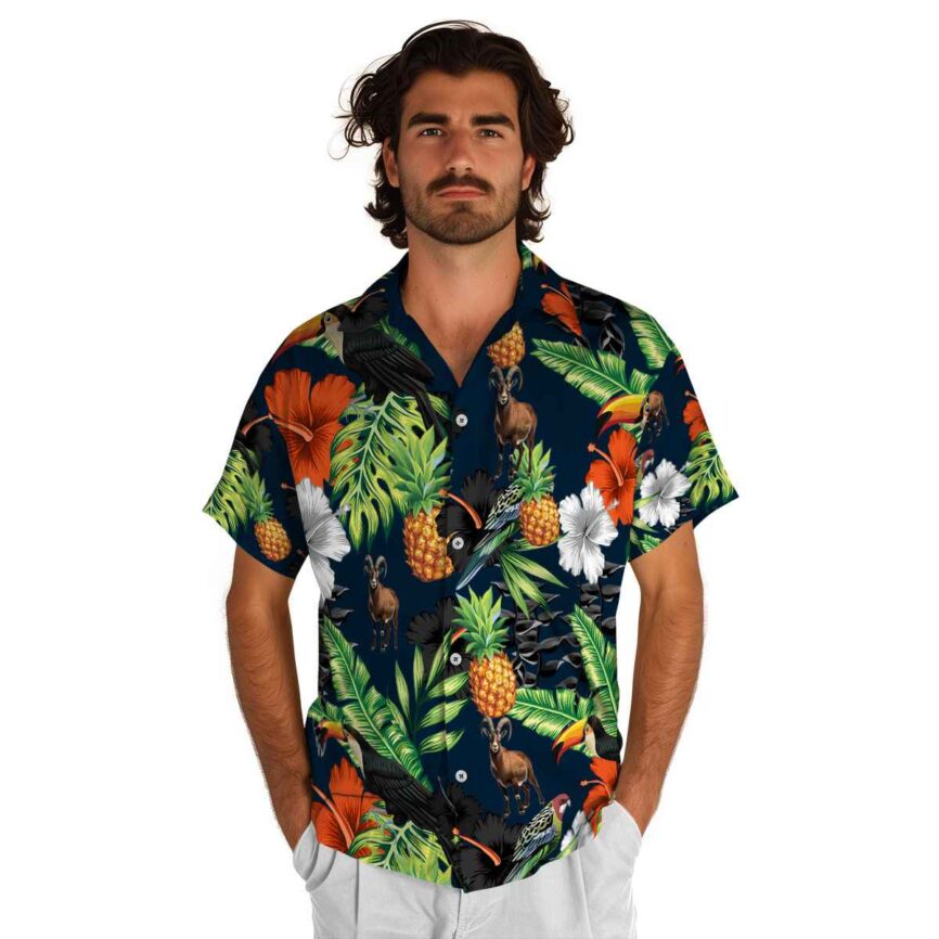 Goat Leafy Toucan Hawaiian Shirt New Arrival