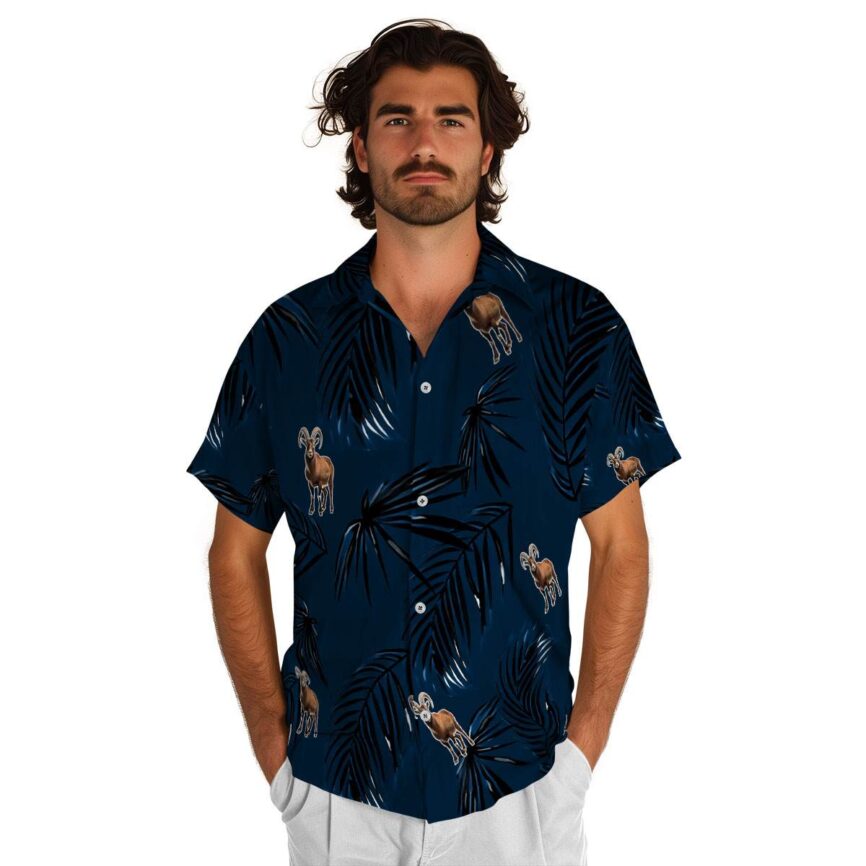 Goat Monochrome Palm Hawaiian Shirt New Arrival