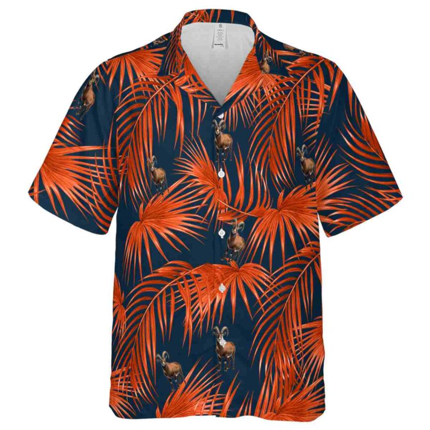 Goat Palm Frond Hawaiian Shirt Fashion forward