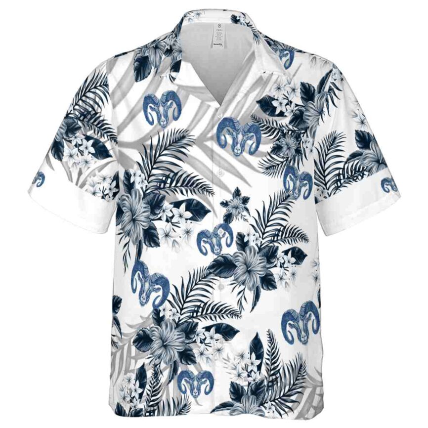 Goat Tropical Blossom Hawaiian Shirt Fashion forward
