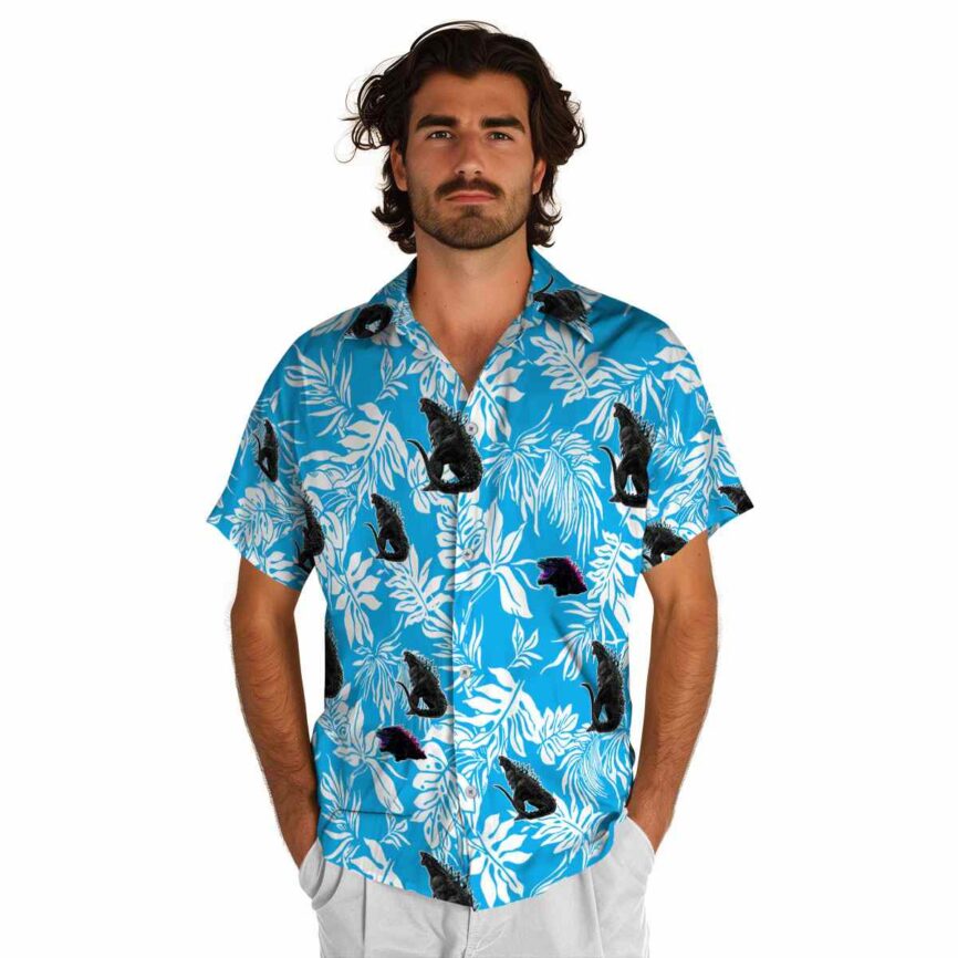 Godzilla Bold Foliage Hawaiian Shirt New Arrival