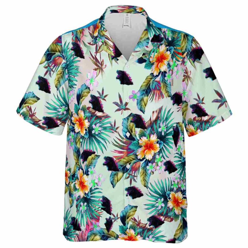 Godzilla Floral Burst Hawaiian Shirt Fashion forward