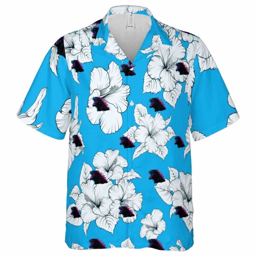 Godzilla Hibiscus Flower Hawaiian Shirt Fashion forward